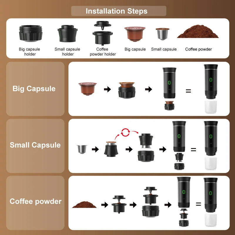 GoBrew Coffee - Coffee Maker for Fresh Espresso Anytime